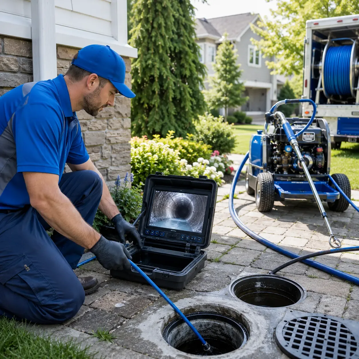 Outdoor drain cleaning professionals serving Freeburn, KY